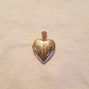 10k gold filled heart locket